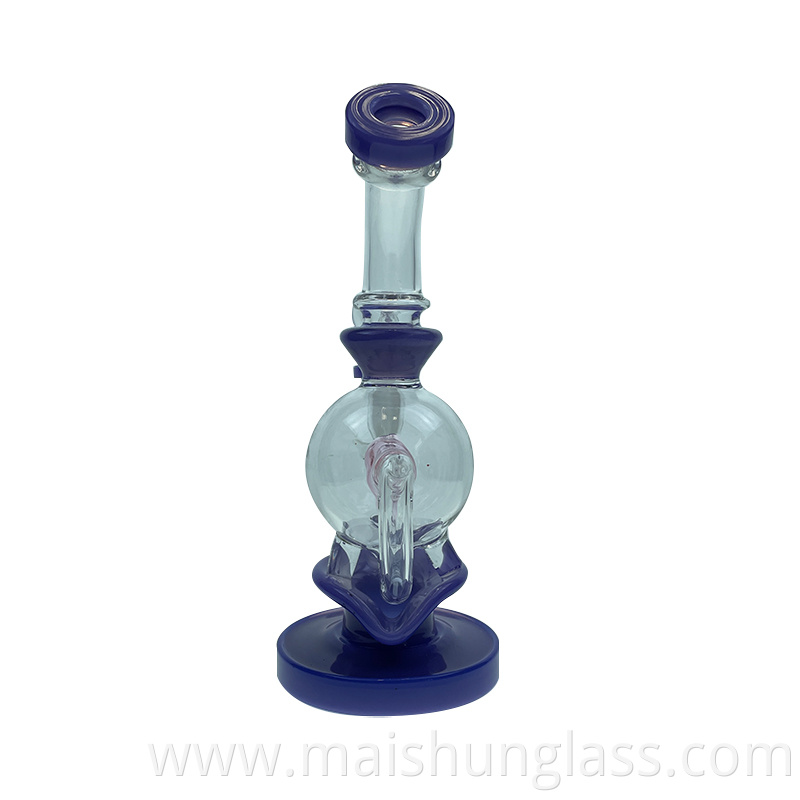 Glass smoking set